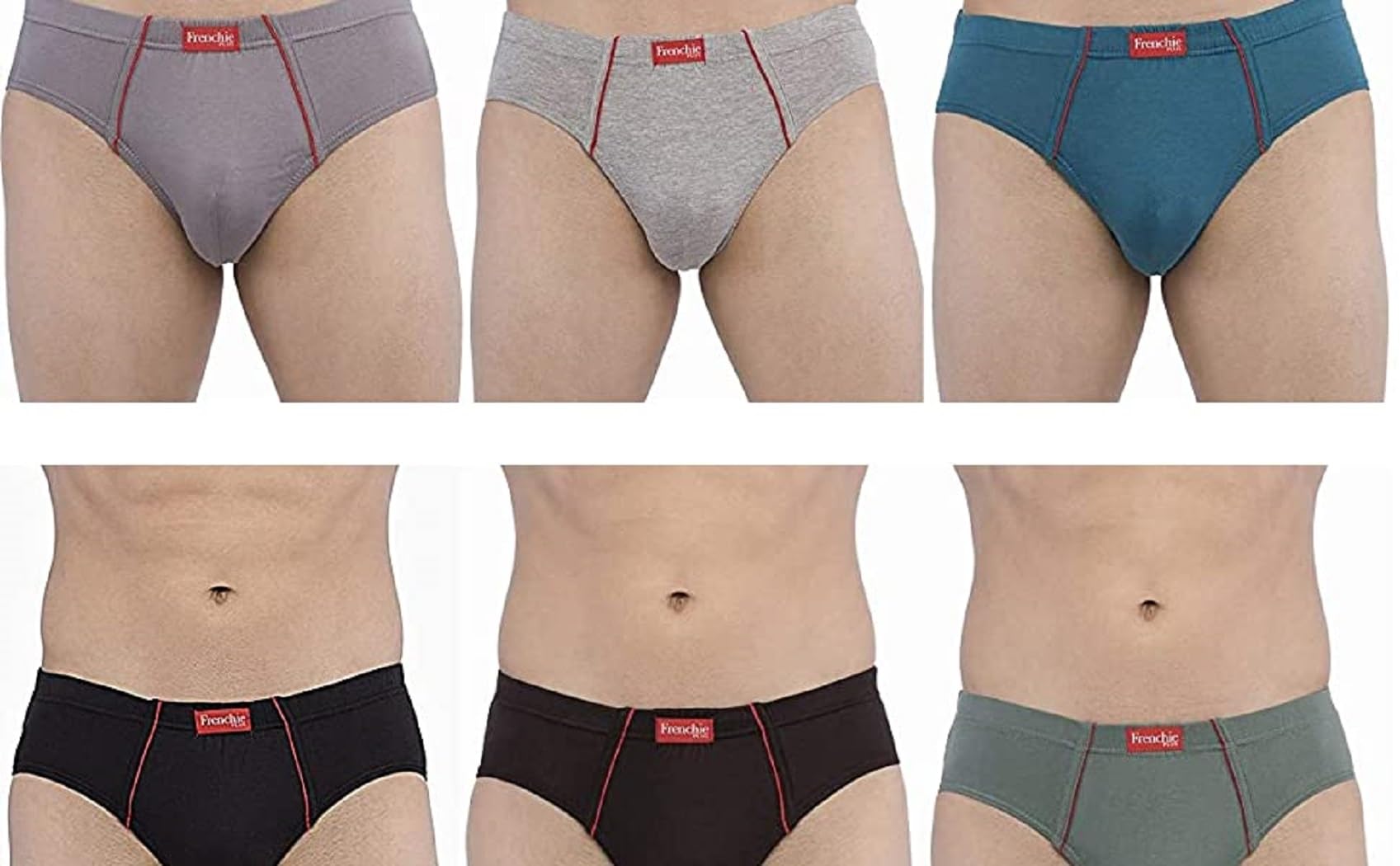Men's Cotton Brief (Pack Of 6) (XX-Large), Assorted-image-26