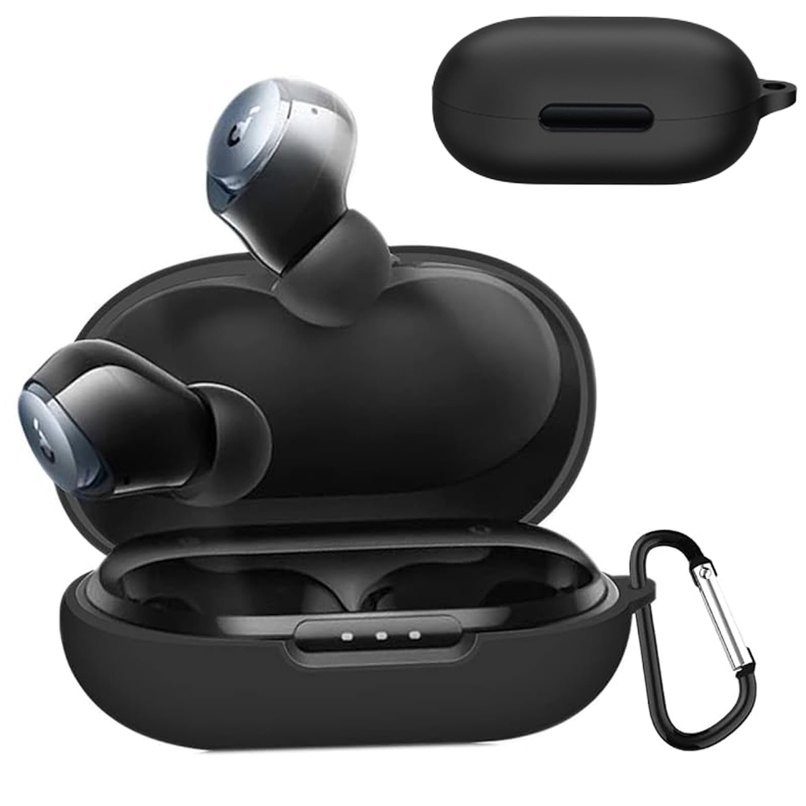 YAODLE Anker Soundcor 収納 カラビナ付き(ブラック) Amazon | YAODLE For Anker Soundcore Space A40 ケースシリコン