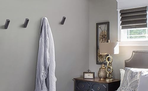 Miniatura 5 de NINETREX Ganchos negros para toallas de color negro mate, ganchos para toallas modernos de acero inoxidable SUS 304, resistentes al agua, para baño,