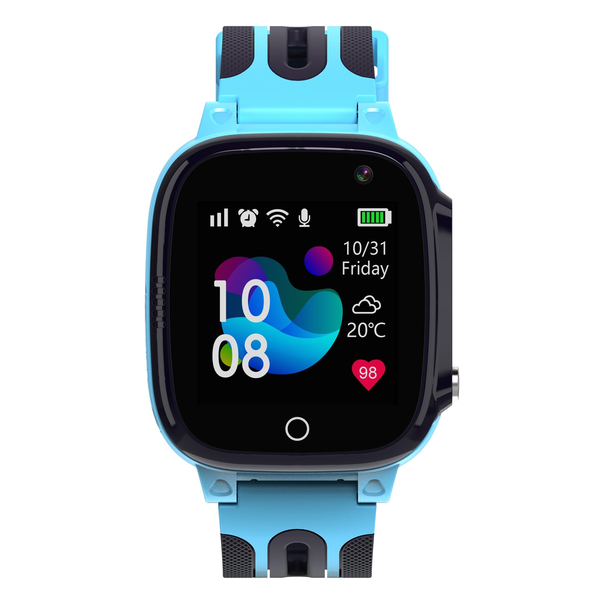 Smart Watch Child GPS, Smartwatch Children GPS Watch Children Locator and Calls Waterproof Phone SOS Mobile Touch Screen Game Voice Chat Alarm Clock Class Mode Student Gift