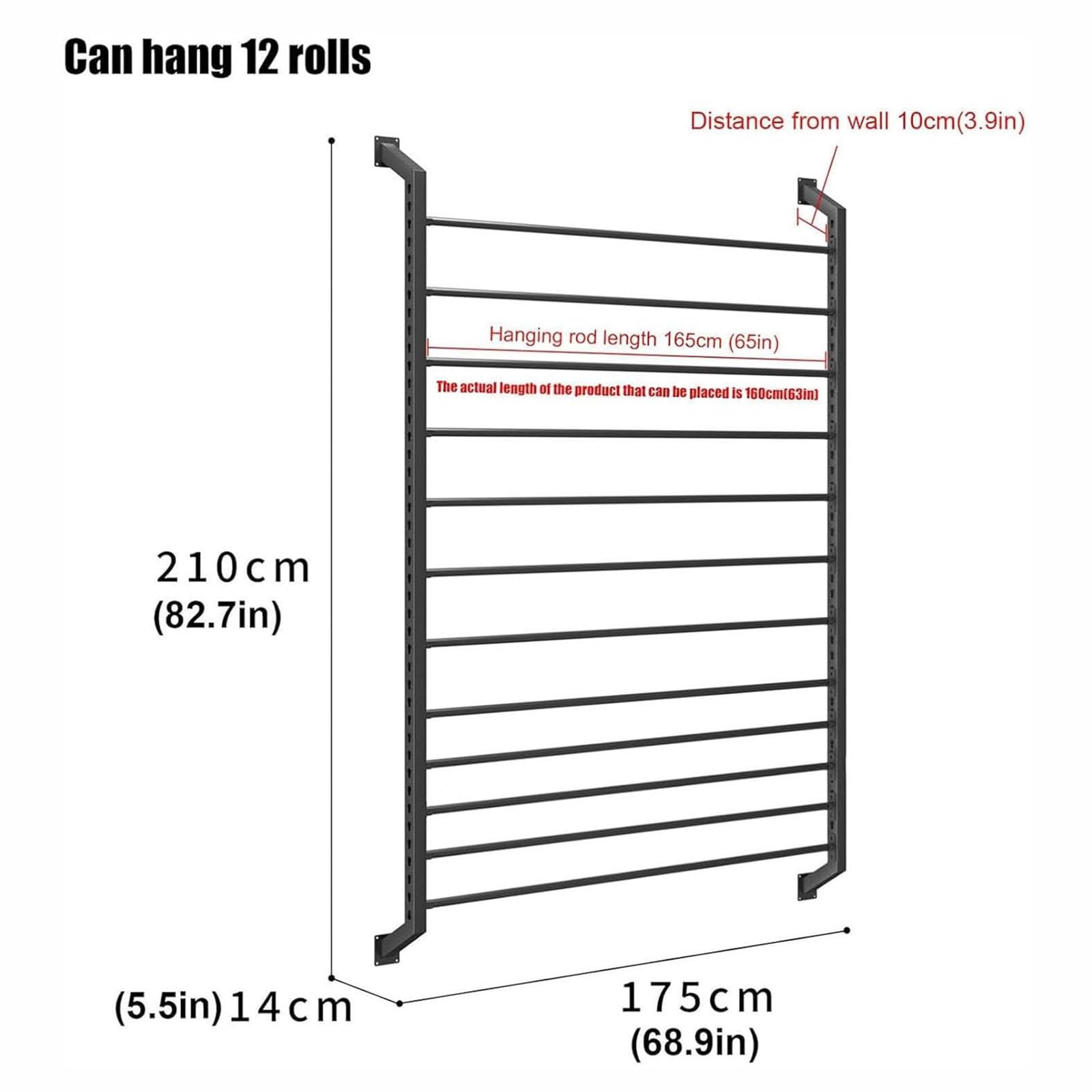 Expositor Multiusos Para Rollos De Tela, Soporte Para Vinilos Que Cambian De Color Para Coches Comerciales, Expositor De Películas Solares Para Ventanas,Canhang12rolls