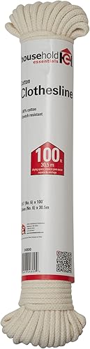 Miniatura 4 de Cuerda de algodón para colgar la ropa Household Essentials 316 pulgadas Algodón 100