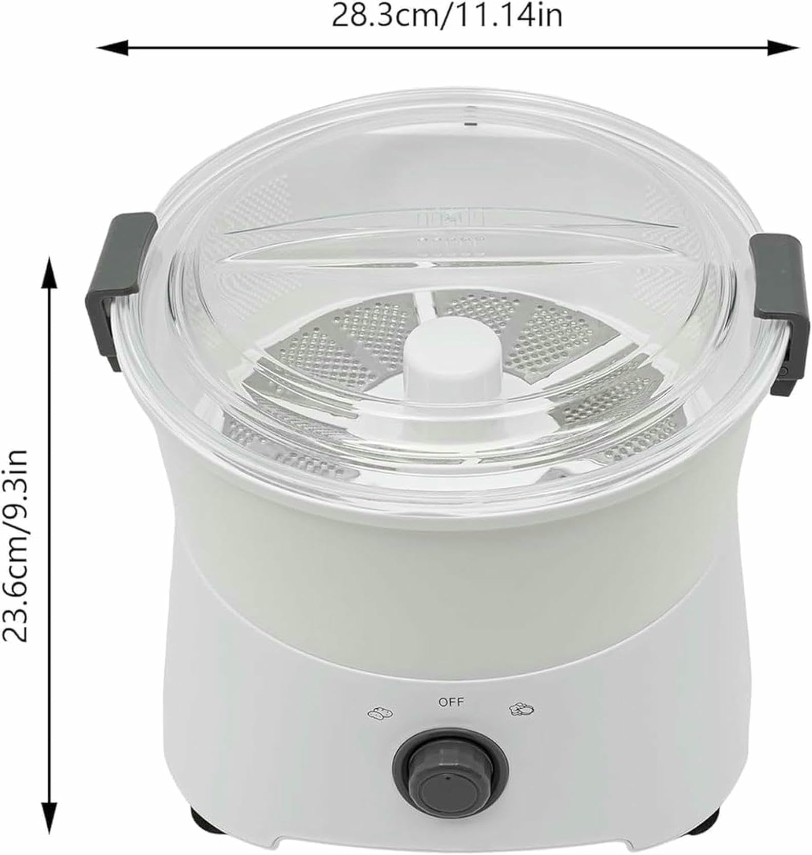 Pelapatate, Pelapatate elettrico con un solo pulsante. Macchina automatica for pelare le patate for uso commerciale e domestico