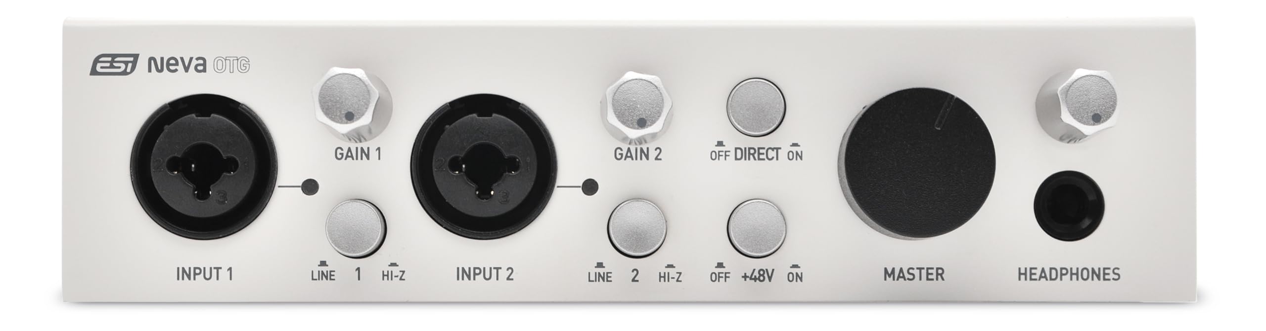 ESI Neva OTG Profesional 24-bit/192 kHz Dual USB-C Audio Interface