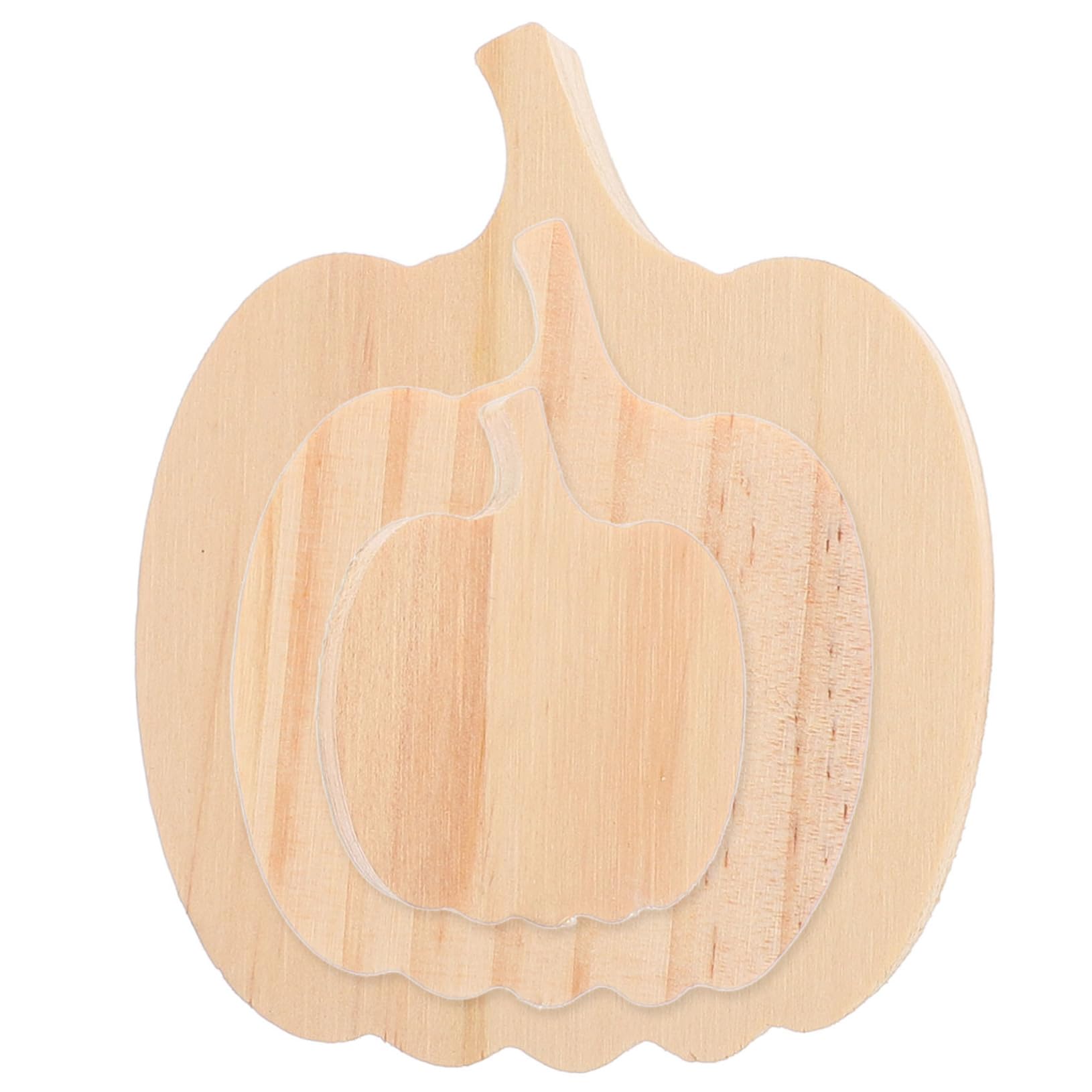 STOBAZA 12piezas Calabaza De Madera Sin Terminar Decoración De Otoño para Acción De Gracias Adorno De Calabaza De Madera para Decoración De Oficina y Hogar