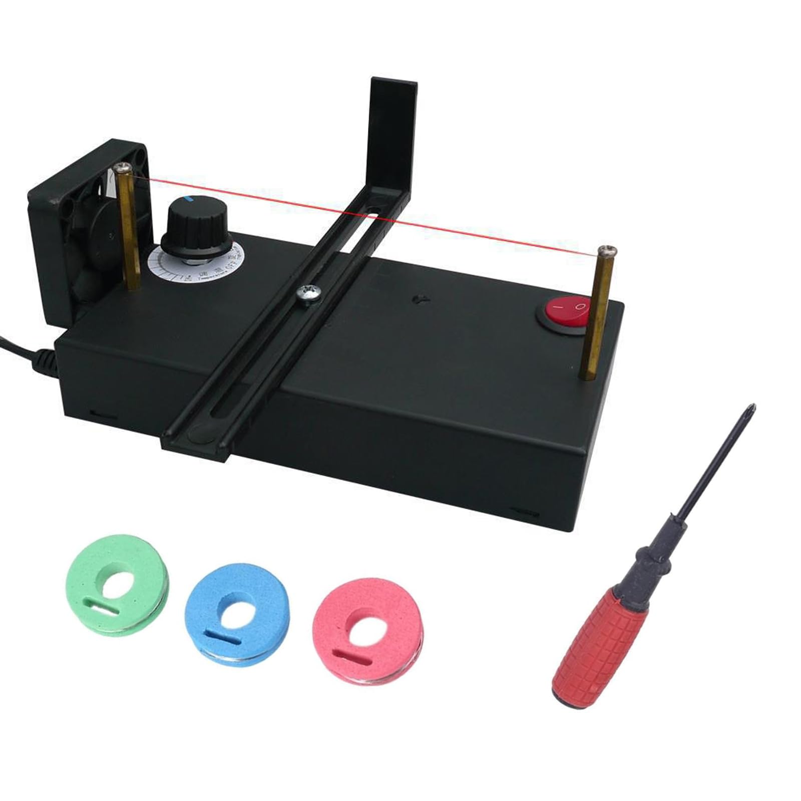 Kynelit Hot Ribbon Cutter Machine Diy Rope Band Craft Heat Tape Cutter, Electric Hot Cutting Machine, Hot Cutting Ribbon Rope Cutter For Home Use