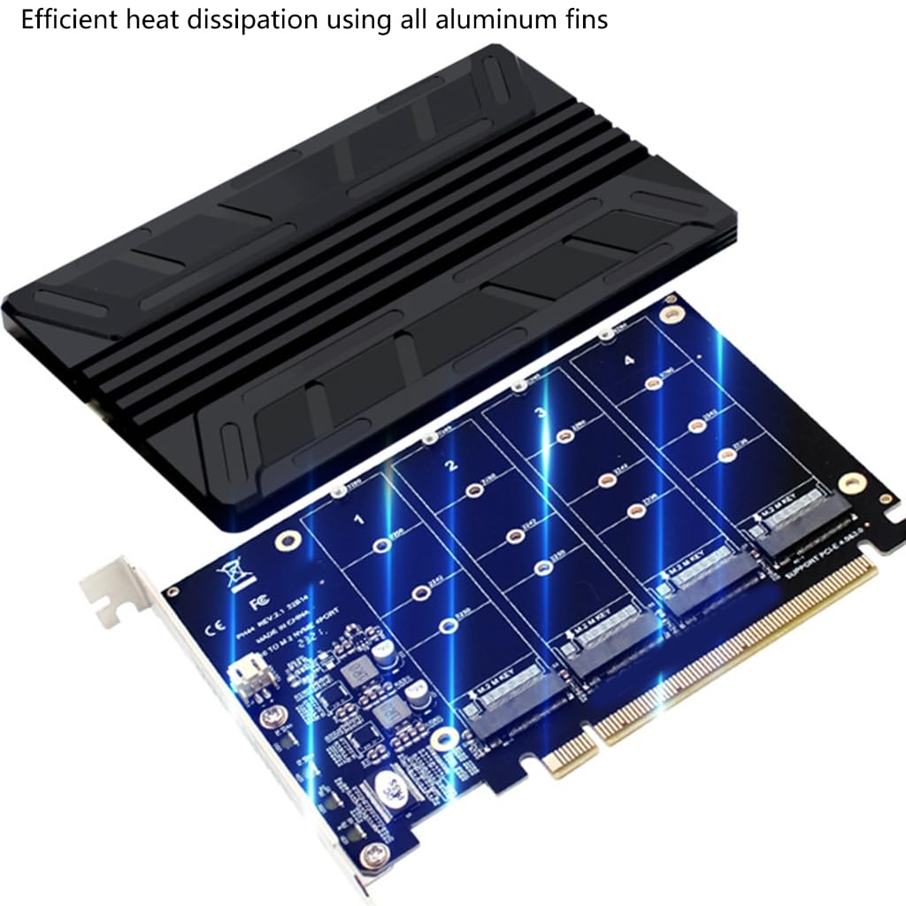 Disipador de calor de aluminio para disipadores de calor NVME MKEY SSD RAID Array
