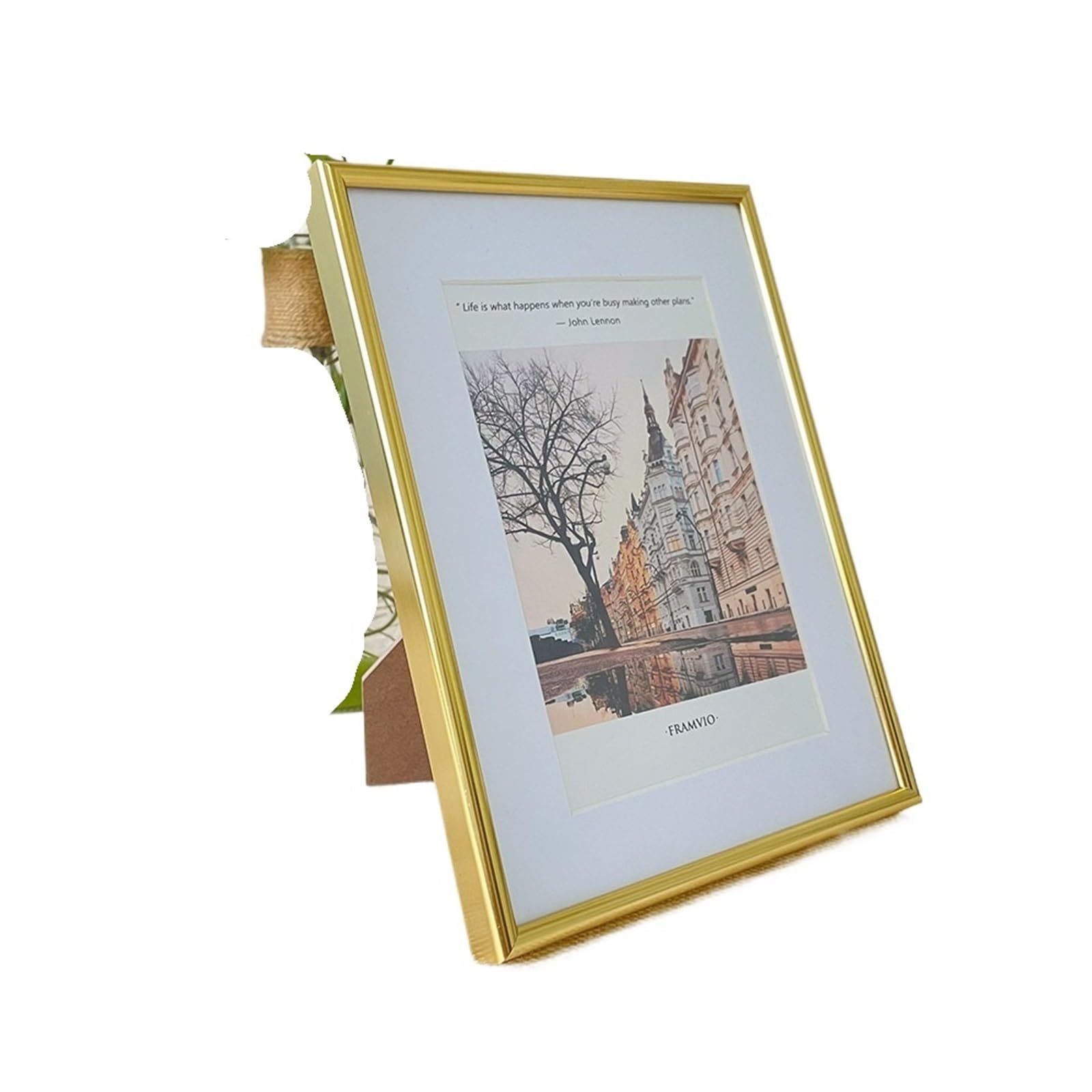 Picture Frames Golden Black Picture Photo Frame Aluminum 15x20 21x30 Plexiglass Mat Wall Mounting Gallery Living Room Home Decor(Gold,21x30cm(A4))