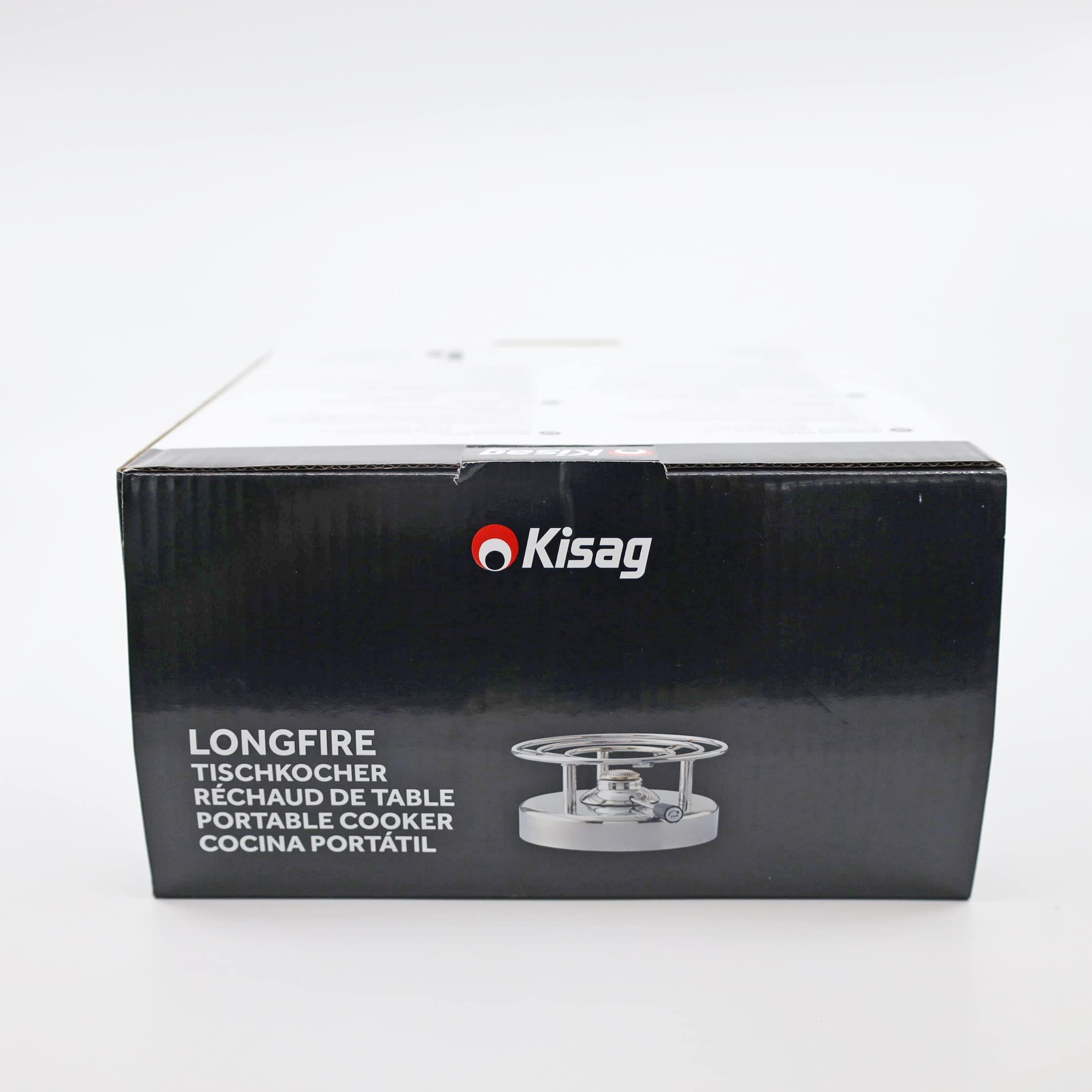 Kisag Rechaud LongFire Acero inoxidable - Estufa portátil de gas
