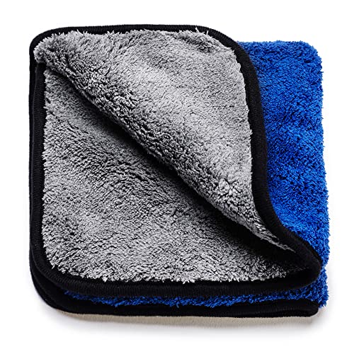 detailmate Mikrofaser Bundle - Wizard of Gloss Duo Hero Allround Microfasertuch 900GSM 40x40cm Pflegeratgeber - Set mit Mikrofasertuch inklusive Pflegehinweisen