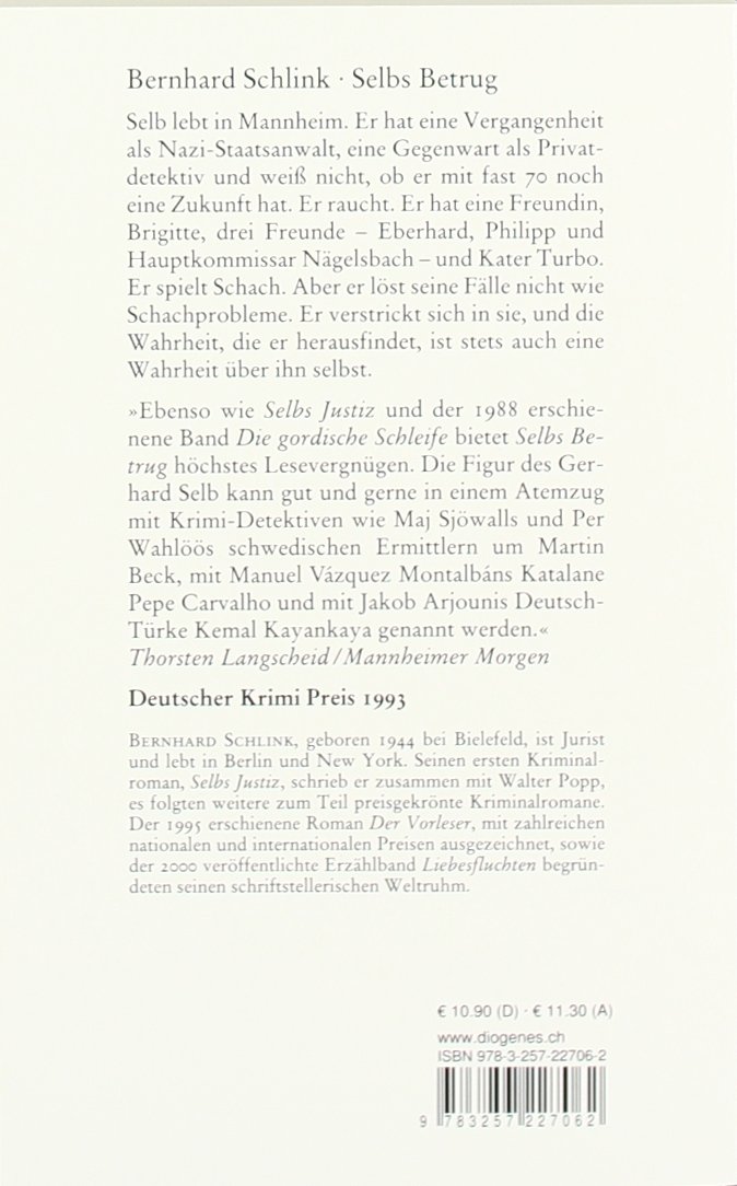 Selb-Trilogie: Selbs Justiz; Selbs Betrug; Selbs Mord (detebe - Kassetten)