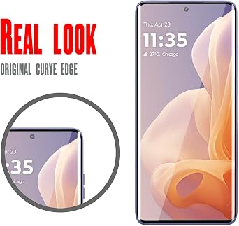 WFTE 2-Pack Screen Protector for Motorola Moto G85 5G/Motorola Edge 50 Fusion,Anti-Scratch,Anti-fingerprint,Bubble-Free,Dust-Free Premium Tempered Glass Screen Protector For Moto G85