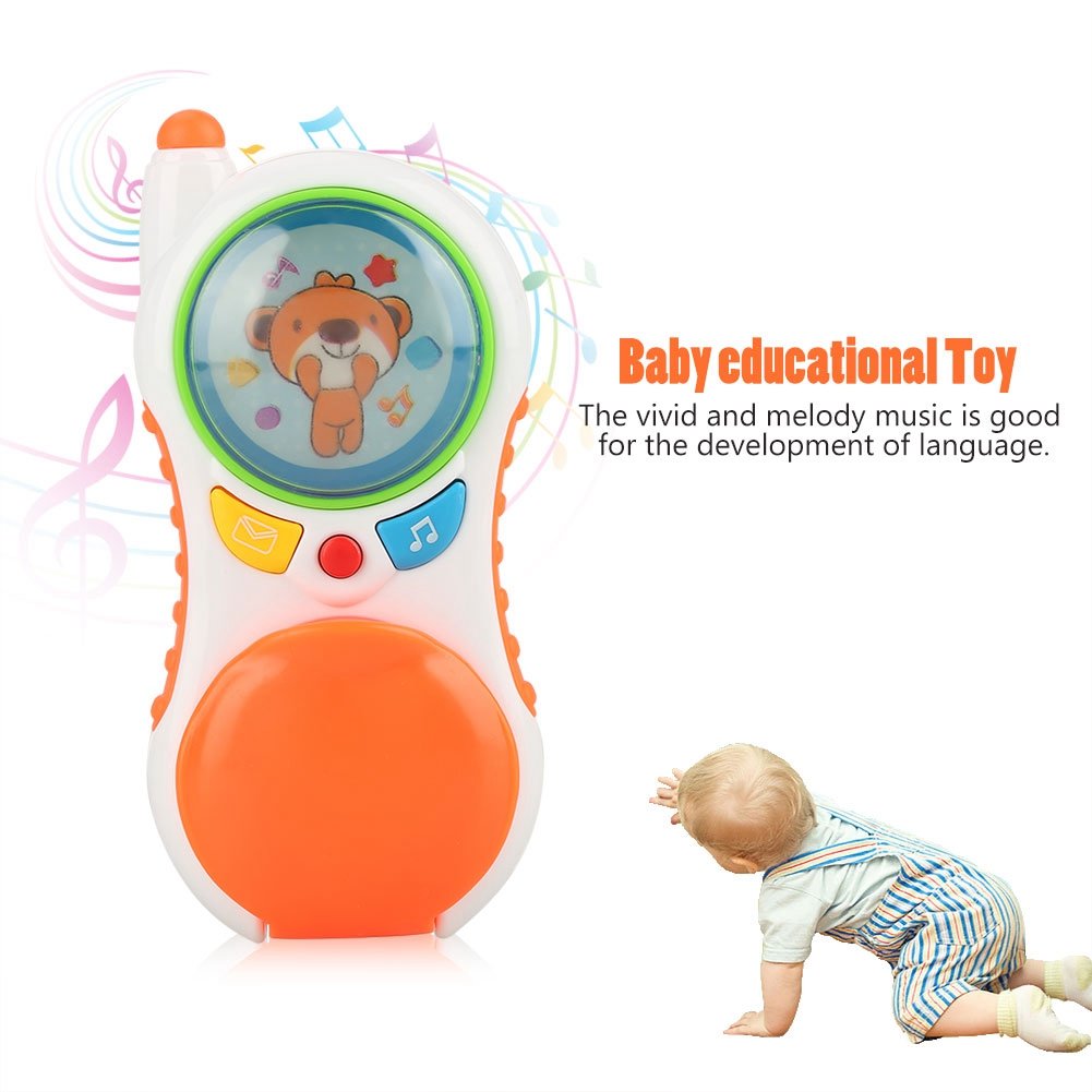 YOUTHINK Téléphone Portable Éducatif Pour Bébé – Jouet Lumineux Et Musical Avec Sons Réalistes, Idéal Pour Éveiller Les Tout-Petits Garçons Et Filles