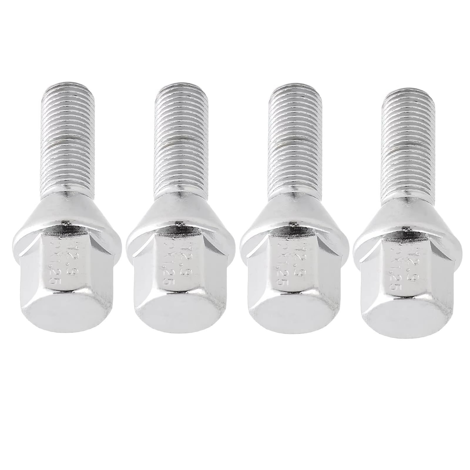 Pernos de rueda M12x1.25 tornillos de llanta 28mm para Chrysler 200 4Pcs 7