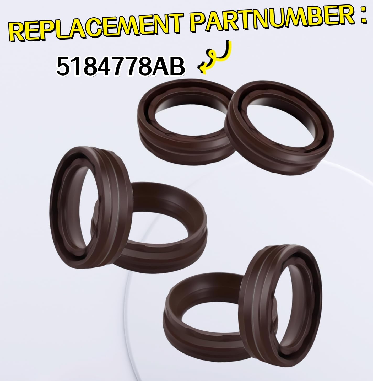 MOTOKU Spark Plug Tube Seal Gasket For Dodge Avenger Challenger Charger Durango Grand Caravan Journey Ram 1500 CV ProMaster 1500 2500 3500 Jeep Gladiator Grand Cherokee Wrangler 3.6 Cherokee 3.2, Spark Plugs & Wires - Canada 6 thumbnail image