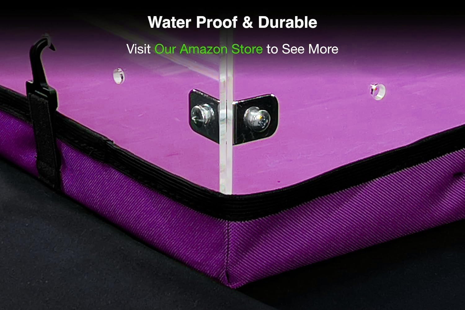 GuineaLoft™ Custom Cage Canvas Bottom (4ft x 2ft) - Easy Hook and Hang Installation, Thick Coated PVC Oxford Cloth, Waterproof and Washable - Exclusive by Guinea Loft
