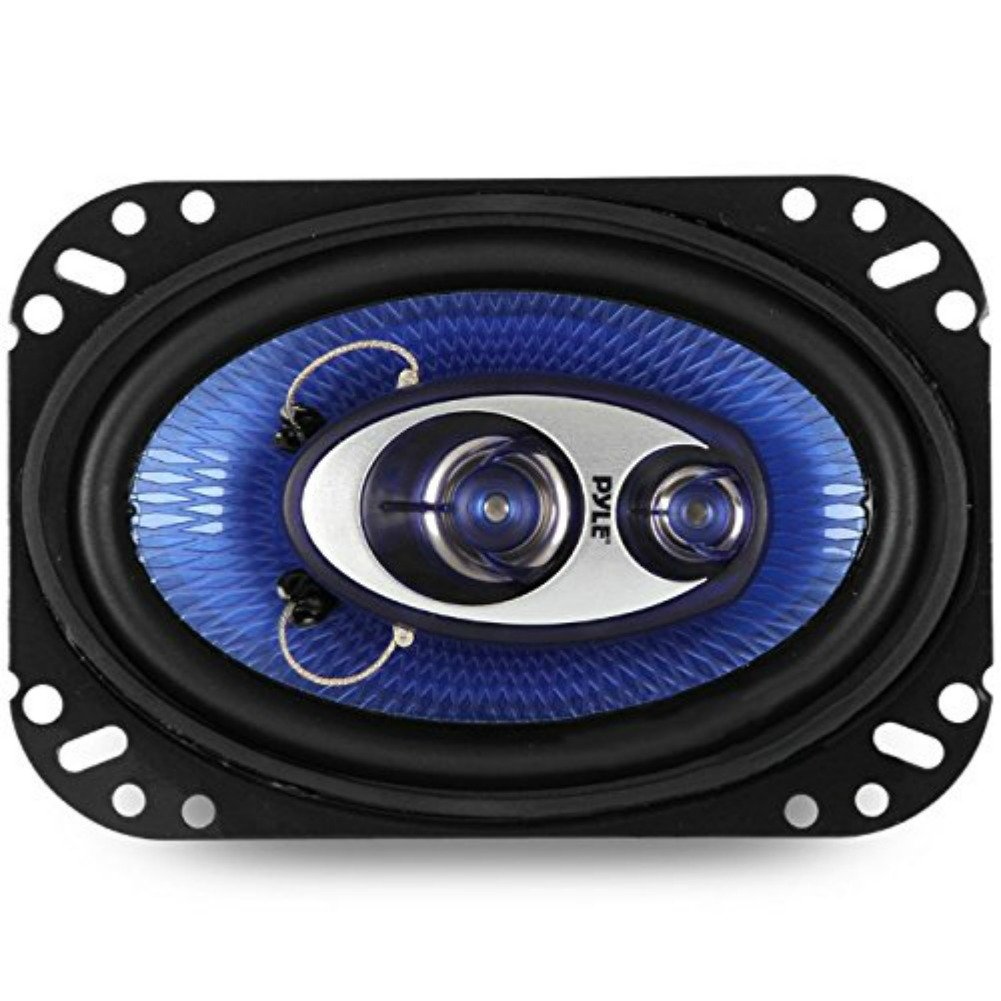 Pareja DE Altavoces O DIFUSORES OVALADOS 4" X 6" 10 CM X 15 CM PYLE PL463BL Azul 240 Watt RMS 480 Watt MAX A. 3 Calles TRIASSIALI por Puertas Portero ES TAQUILLAS Coche