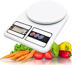 Balança de Cozinha Digital para Alimentos e Comida Alta Precisão até 10 kg Dieta Fitness Academia Marmita Saudável
