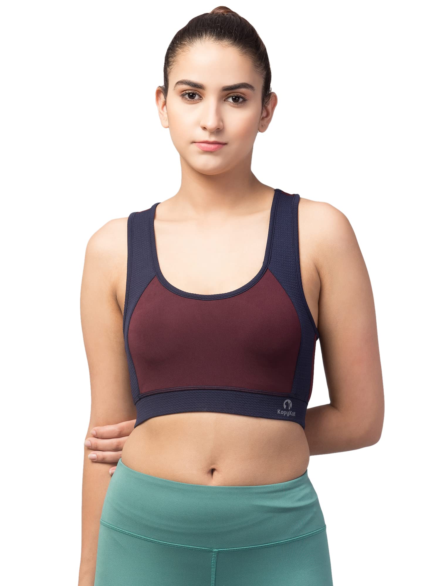 kopykat Women's Non Padded Wire Free Fourway Karara Lycra Sports Bra-picture-17