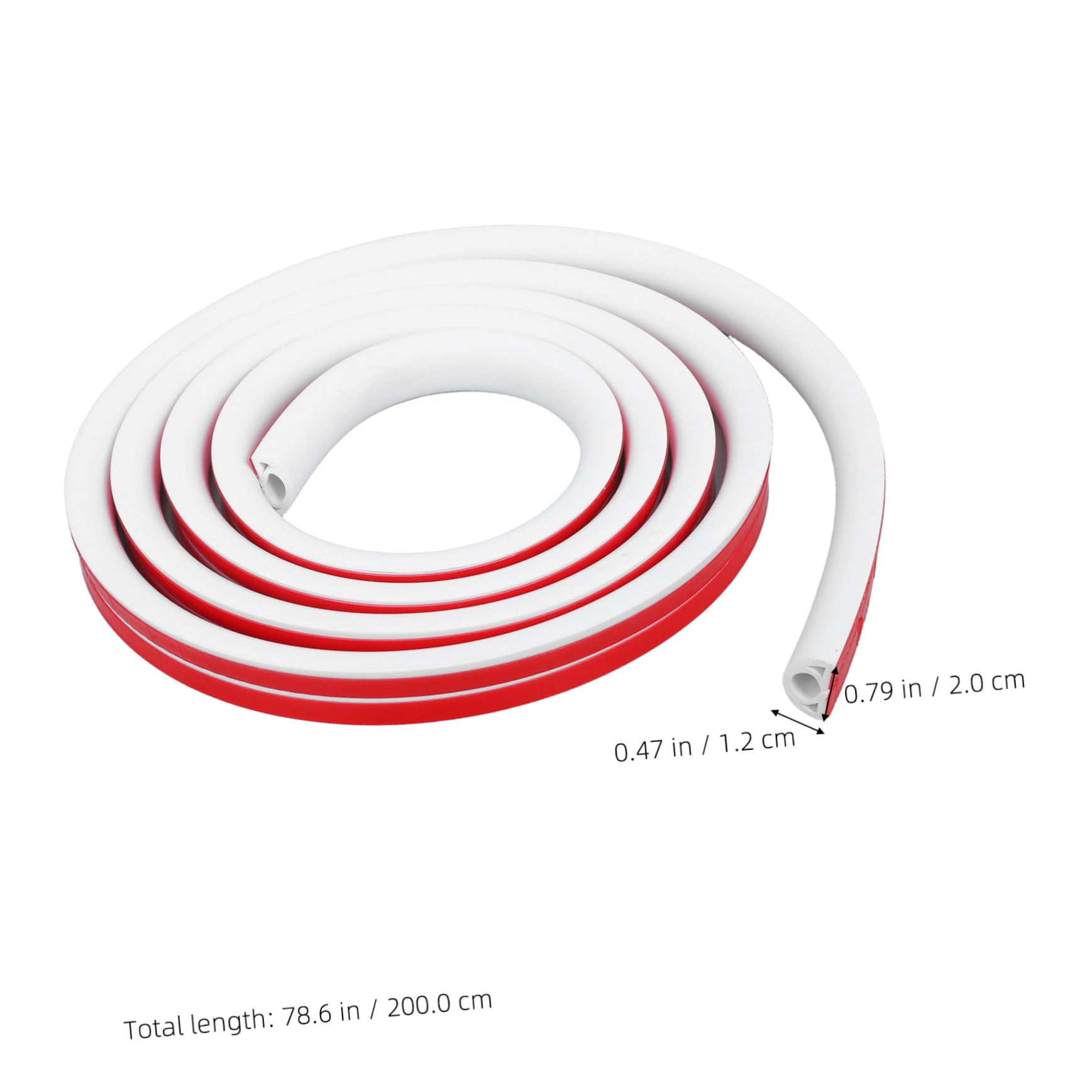 NUOBESTY 1 Roll Self Adhesive Decorative Cord Cover for Wall Floor Cable Concealer Durable Cord Management for Home Office Schools Gyms