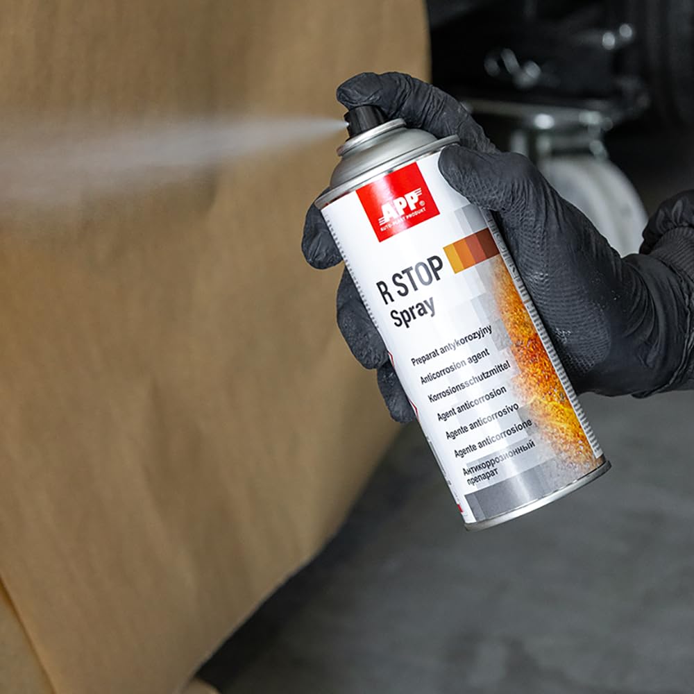 App R Stop Spray 400ml - Convertidor de Óxido y Antioxido para Metal | Anticorrosión para Ferro y Otros Metales | Tratamiento Anti Oxido para Auto, Moto y Carrocería | Fácil de Usar