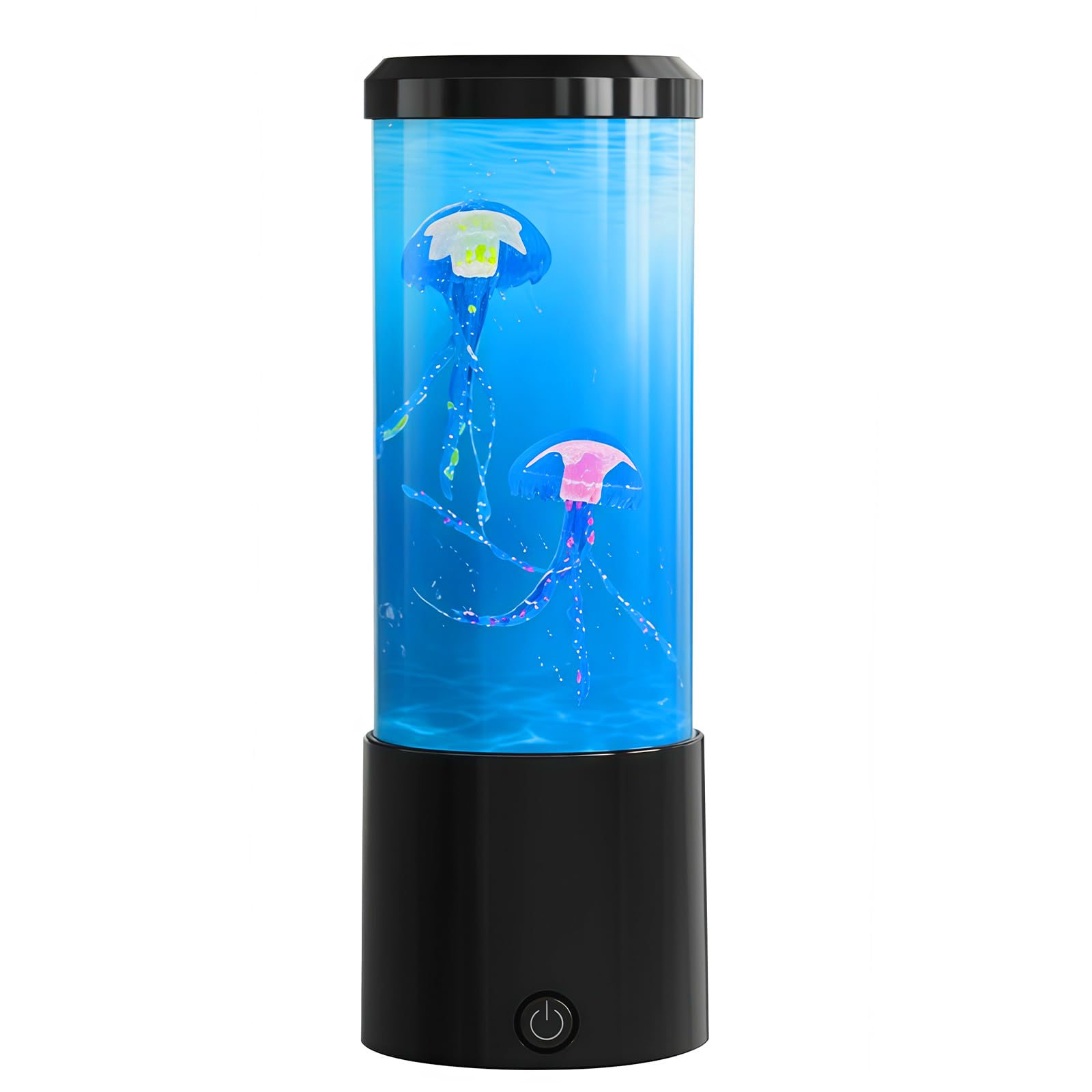 Lampe Méduse LED Aquarium - 6 Couleurs Changeantes - Minuterie 4h - Veilleuse Relaxante Pour Enfants Et Adultes