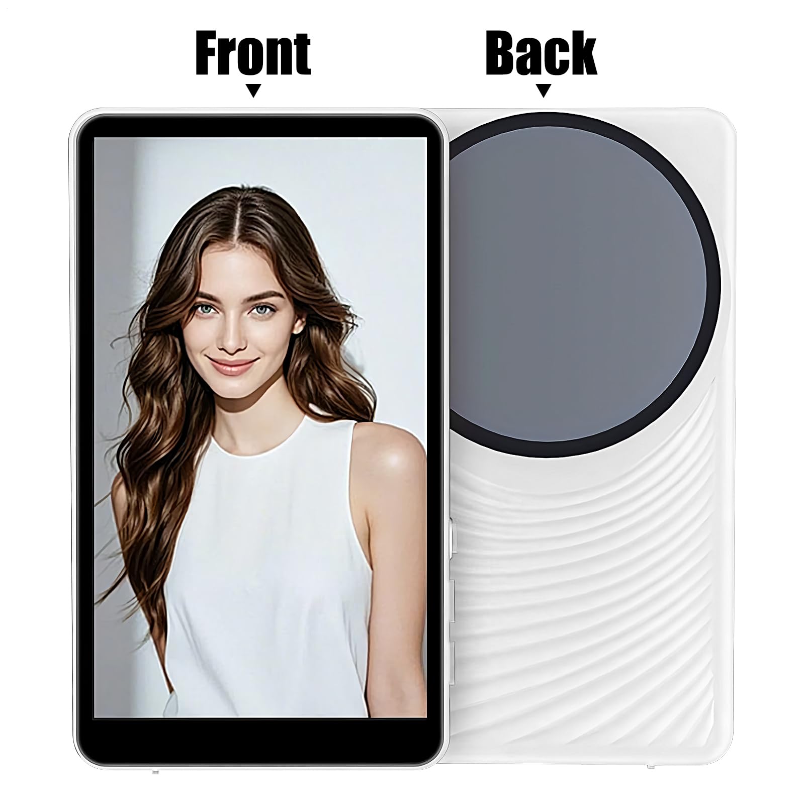 Monitor per Autoscatti Vlog Specchio per Telefono per Registrazione con | Accessorio Smartphone Senza Ritardo per Vlog, Foto, Video e Live Streaming