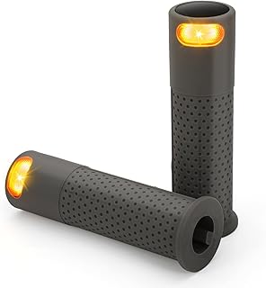 E Scooter Blinker，Lenkerlicht Lenker mit Blinker Scooter Warnlenker Lenkerwarnleuchte Scooter Blinklicht Griff für 22mm Griff für Xiaomi M365 Pro Pro2 1s Ninebot G30 Handle Grip
