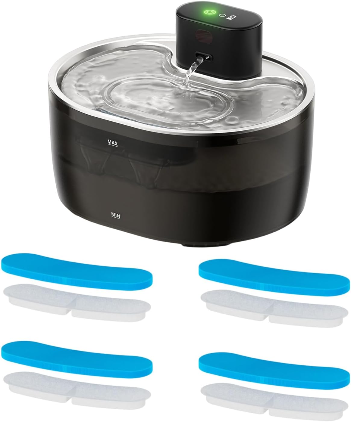 Water Dispenser for Pet Cats and Dog Automatic Fountain Safe Large Capacity Quilet Watering Bowl for Home Fountain for Dog