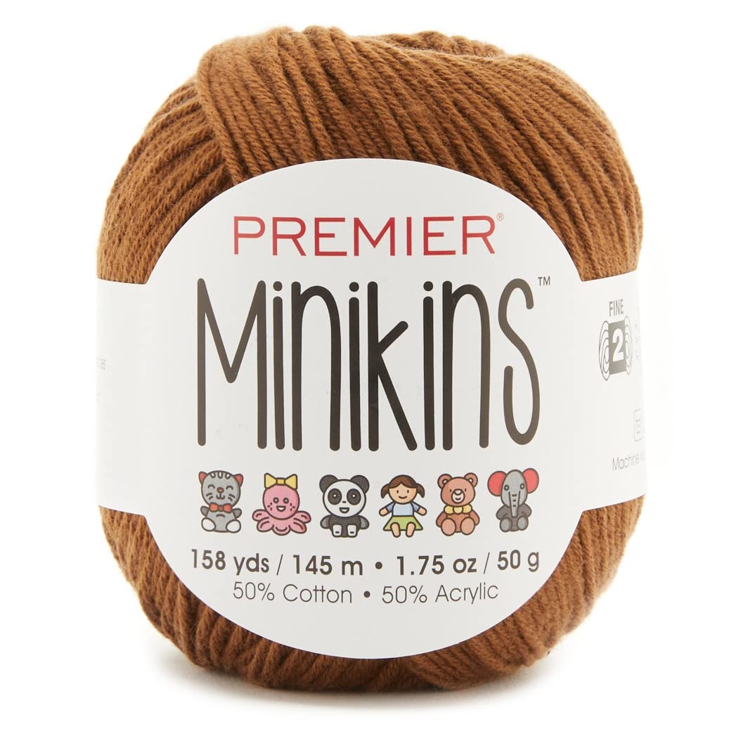 Laine Premier Minikins Chestnut pour mini pelotes de tricot créatif
