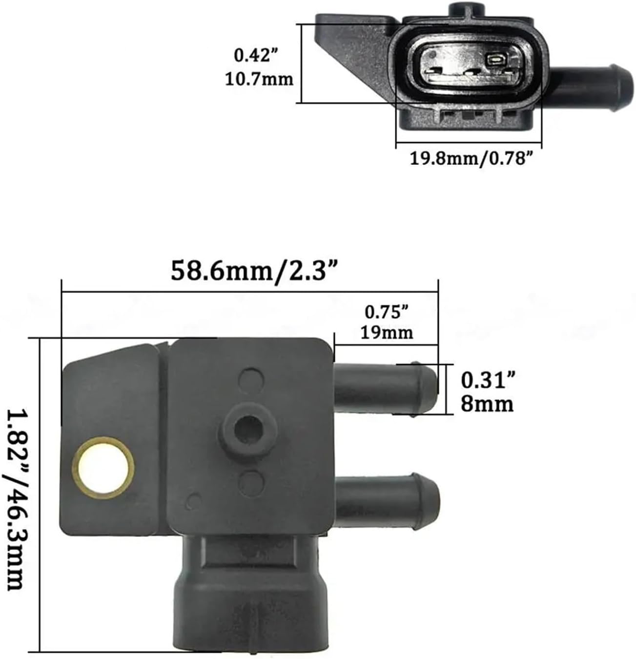 39210-2A800 DPF Differential Pressure Sensor 227711AT0A 392102A800