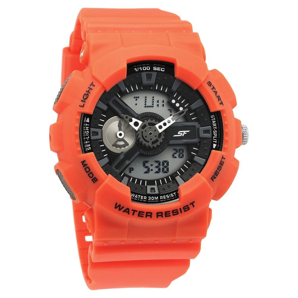 SF Dreamer Series Quartz Digital Analog Digital Black Plastic Strap for Men-77132PP10W (B0CSPFJ35G) Amazon Price History, Amazon Price Tracker