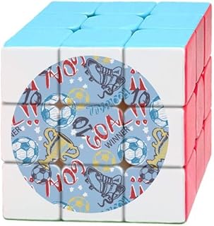 Goal Soccer Football Sports Winner Magic Cube Puzzle 3x3 Toy Game Play