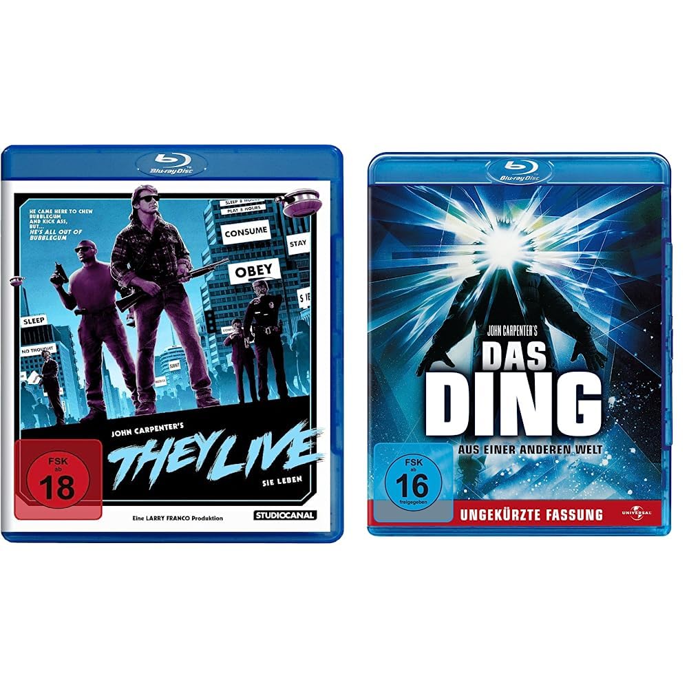 Sie leben [Blu-ray] &amp; Das Ding aus einer anderen Welt - Ungekürzte Fassung [Blu-ray]