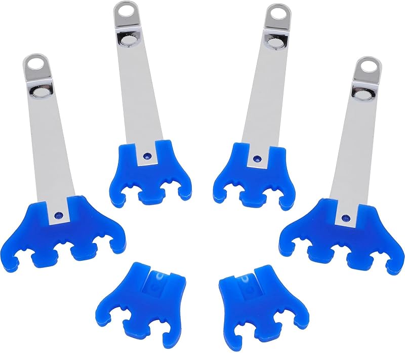 Separadores de cabos de vela Speedway Motors Deluxe Blue com suportes – Kit