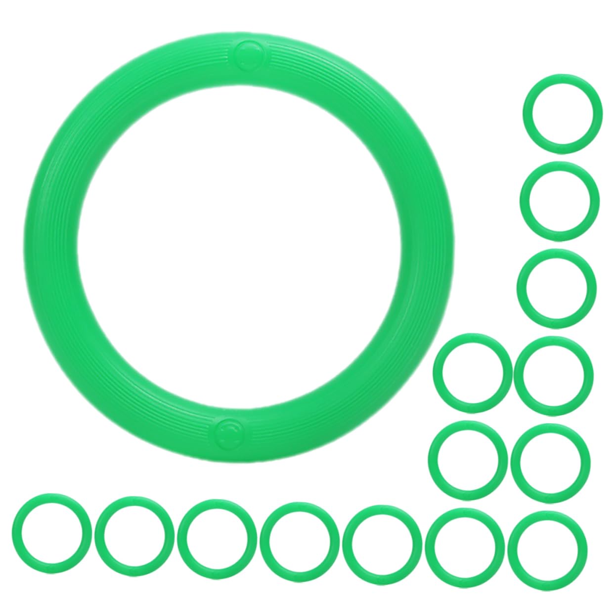 Happyyami 15pcs Watermelon Display Ring Base Slip Fruit Stand Circle for Secure Fruit Presentation for Parties and Picnics