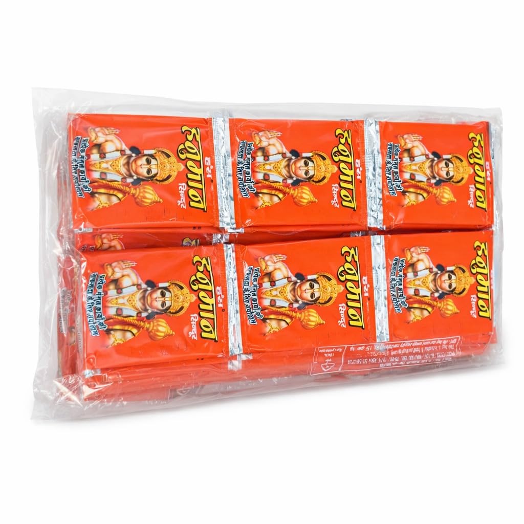 Pure Hanuman Ji Sindoor (250GM) – Authentic Orange Bajrangbali Pooja Sindur for Daily Worship & Spiritual Practices -10 gm per Packet, Pack of 25-image-6