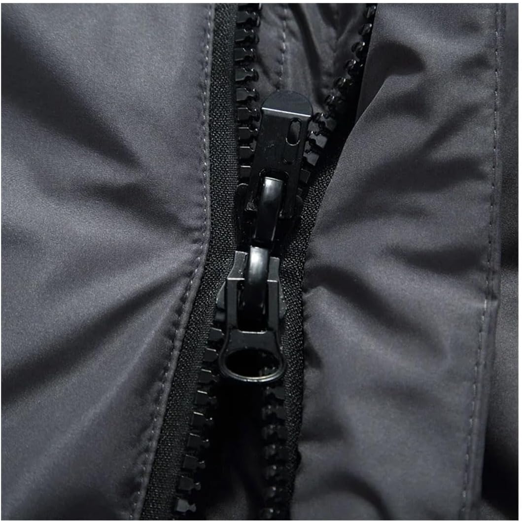 Haitpant Men's Winter Long Warm Jacket Autumn Windproof Male Cotton Coat White Duck Down Parkas Overcoat
