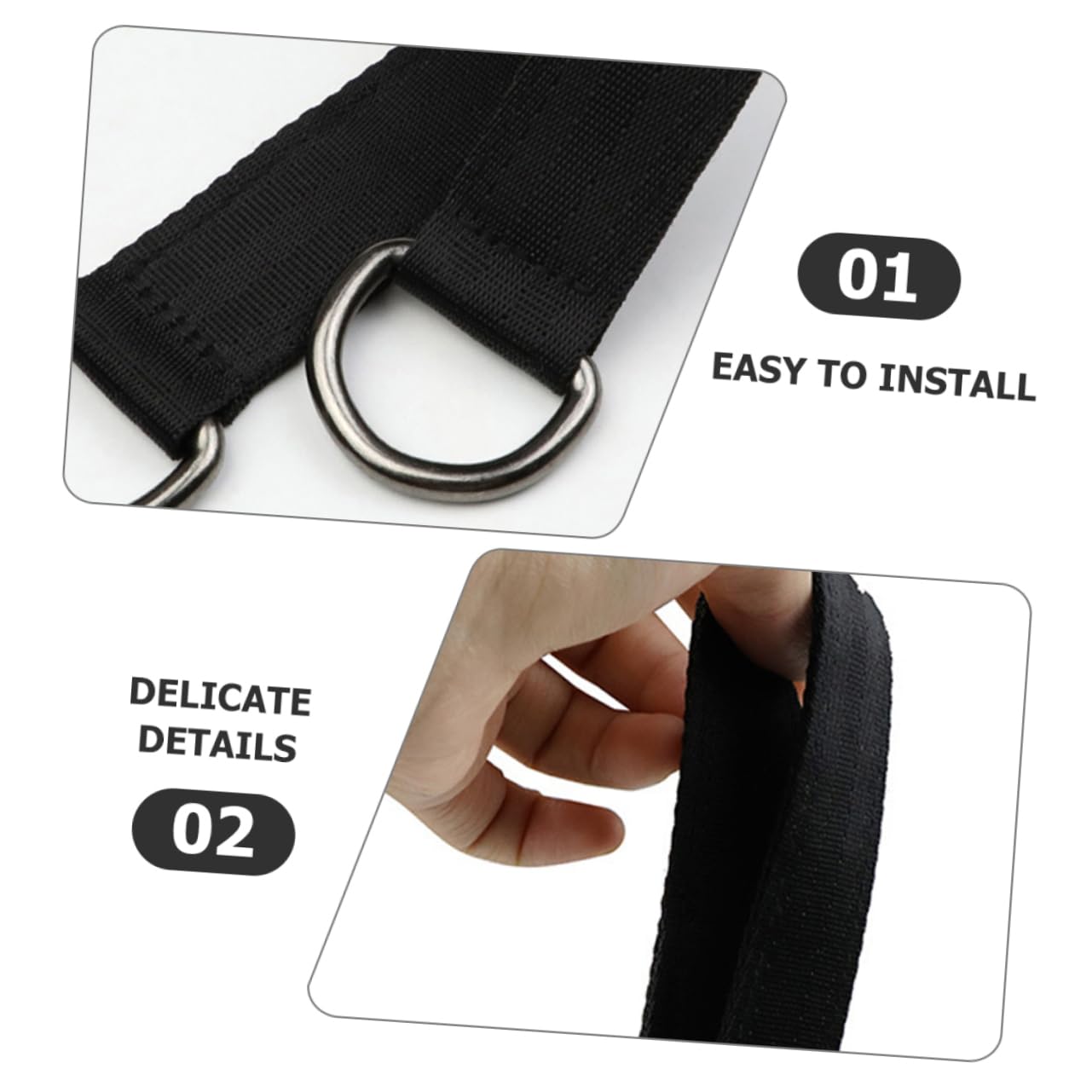 CIYODO Polyester Swing Straps 5pcs Tree Swing Hanging Rope Swing Rope for Outdoor Swing Supplies