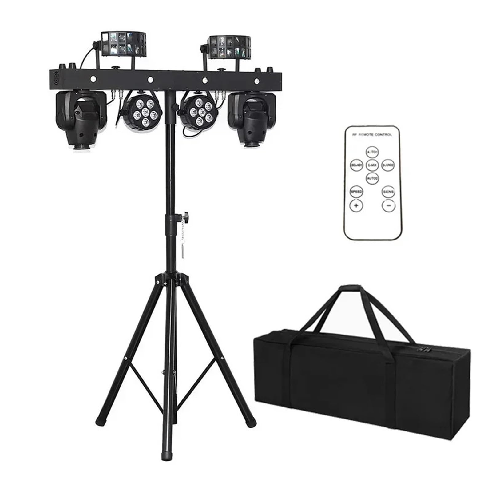 1 zestaw z uchwytem nym, em DMX512, 2 motyle, wzory wiązki, zintegrowane światło stroboskopowe do dyskoteki na żywo, DJ-a, pasek świetlny Występ na żywo