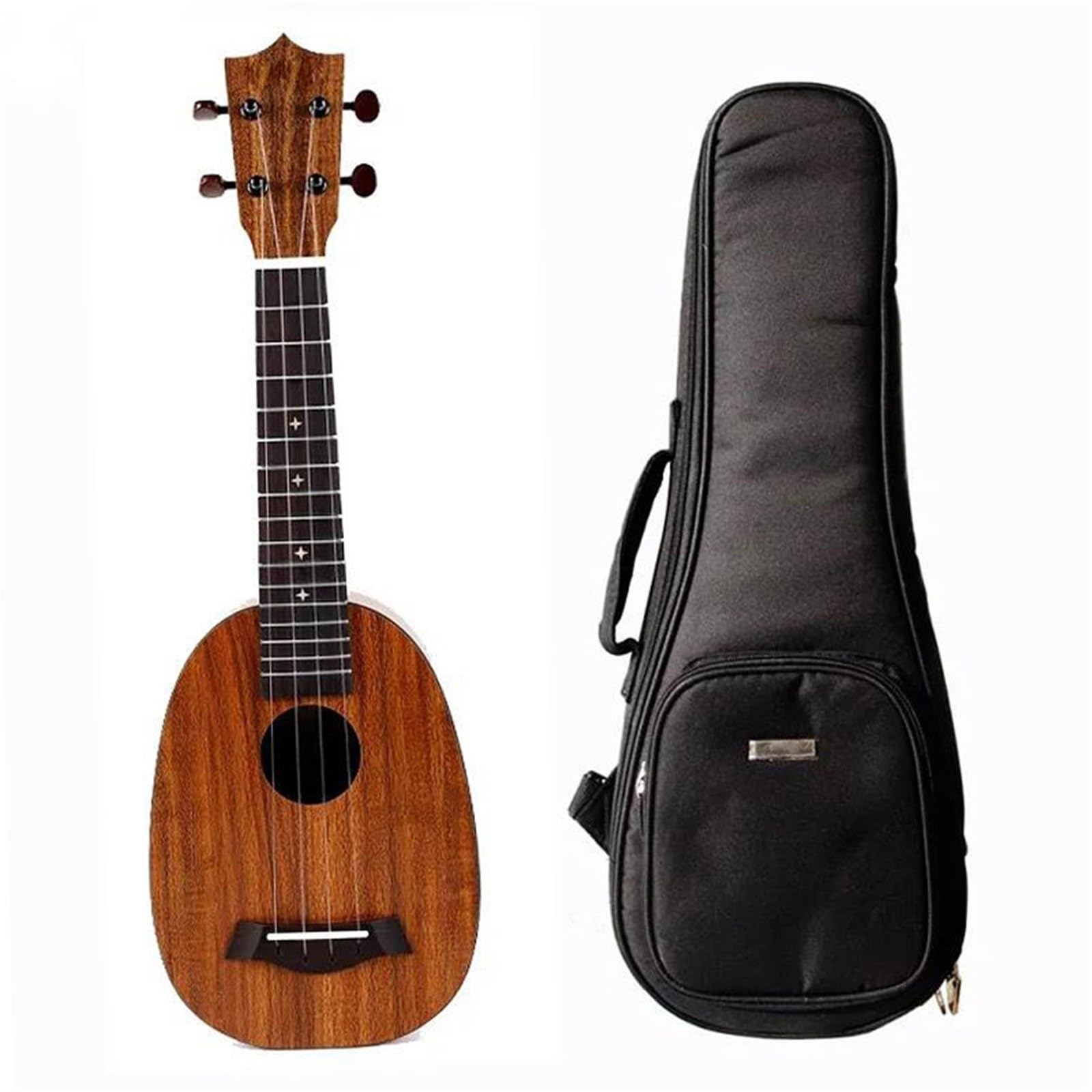 Ukulele Instrumenty Muzyczne 21 Calowe Akustyczne Ukulele 4 Strunowe Instrumenty Muzyczne Z Torbą I Akcesoriami Łatwe Do Grania