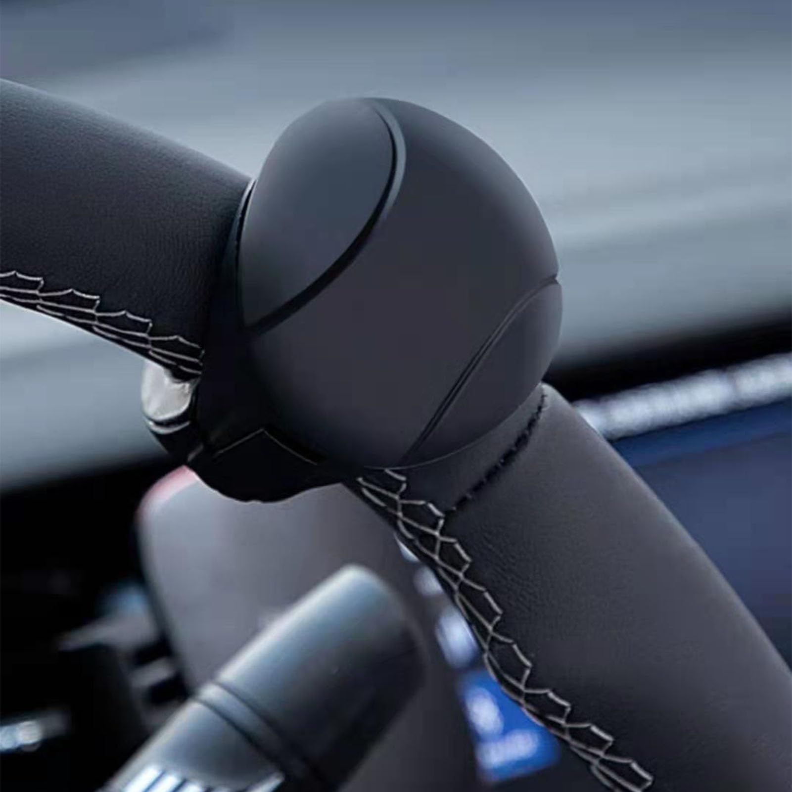 Sfera Di Assistenza Al Volante Universale - Comoda E Facile Da Installare Per Auto E Camion (Nera)