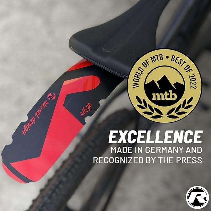 Riesel Design - Guardabarros Trasero Slim - Stealth - para Bicicletas miniatura 2