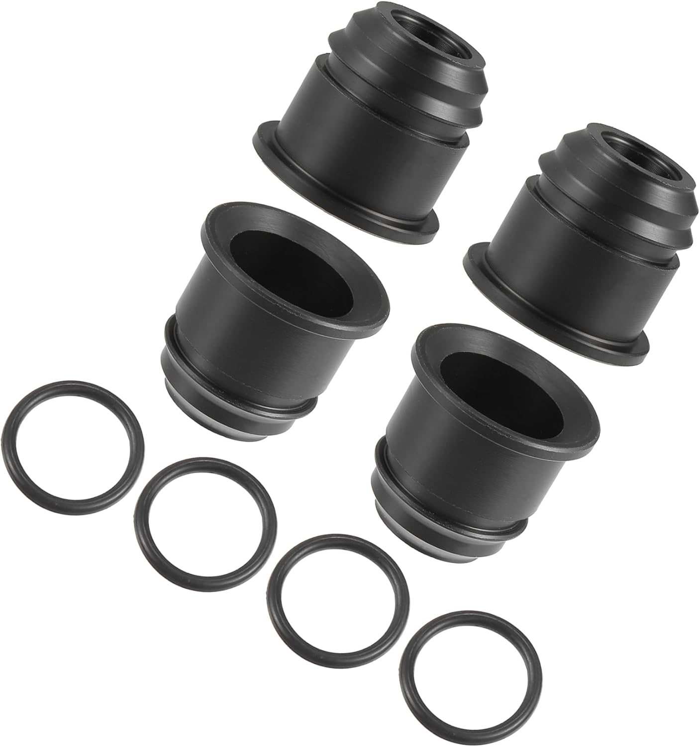 NO.9056110018/90301006 / Inner/Fuel Injector Nozzle Holder Spacer with 4 O-Rings for Toyota 4Runner 96-01 for Toyota Tacoma 95-04 / Fuel Injector Cup/Plastic / 4 Pcs /