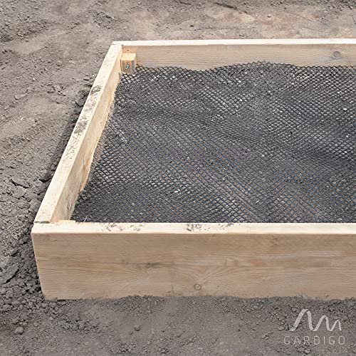 Gardigo® Wühlmausgitter I Wühlmausabwehr für Hochbeet und Rasen I 195 x 150 cm I Mäusegitter Maulwurfgitter Mardergitter… – Bild 5
