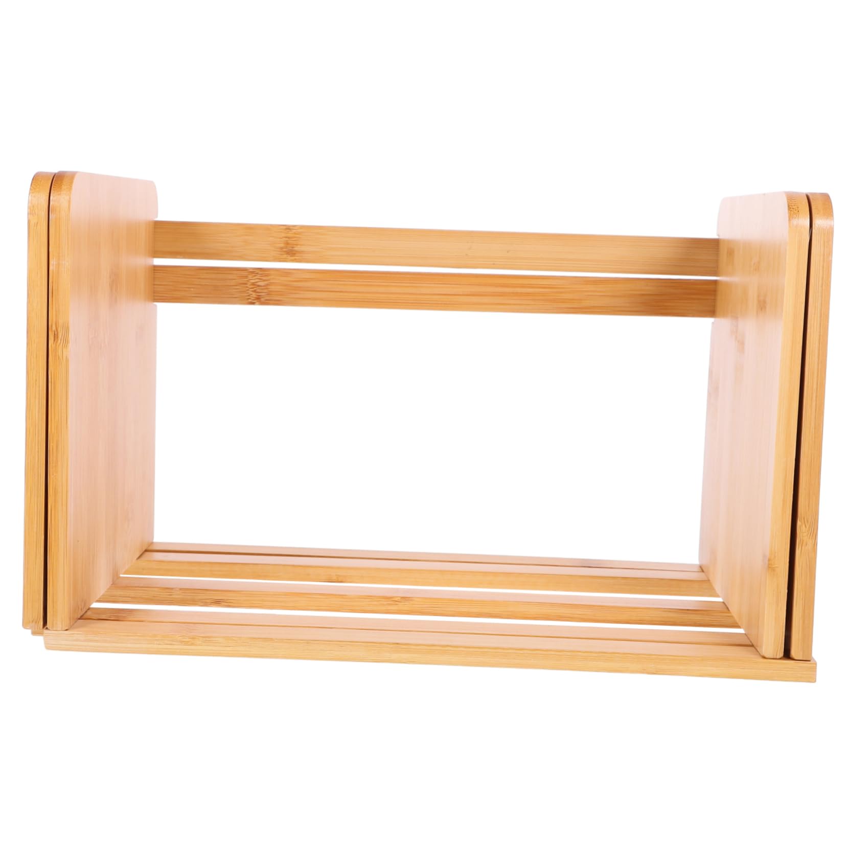 Estantería de vinilo PRETYZOOM de madera para escritorio y CD