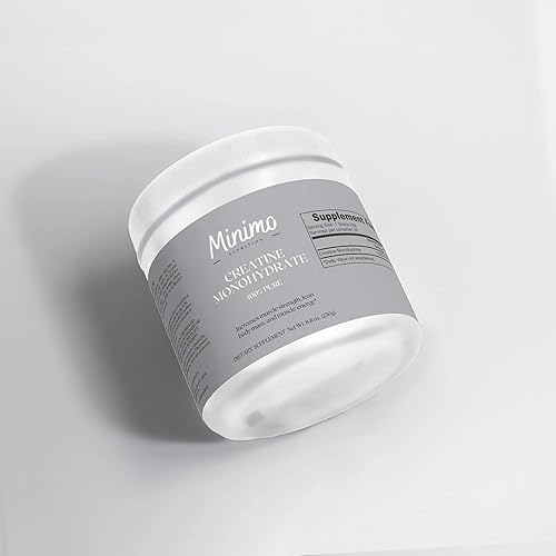 Miniatura 3 de Minimo Nutrition, Monohidrato de creatina en polvo, 5000 mg por porción, 50 porciones, 100% puro, apoya la energía y la fuerza muscular, 8.8 onzas