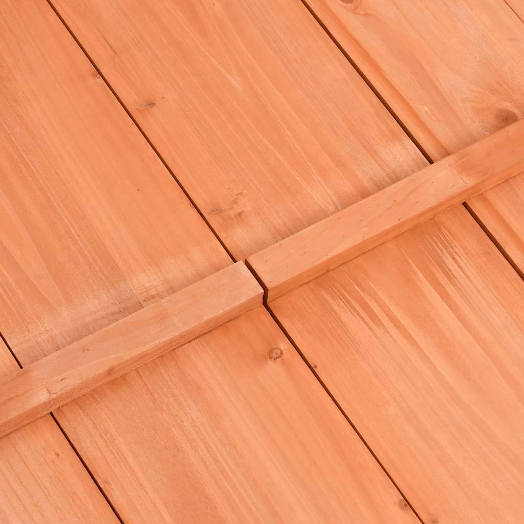 Mangloder Sandkasten aus Tannenholz 95x90x15 cm für Kinder Outdoor Gartenspielzeug mit Abdeckung und Sitzbank, Robustes Holz, inklusive Nylonfolie, ideal zum Buddeln, Bauen und Spielen im Garten