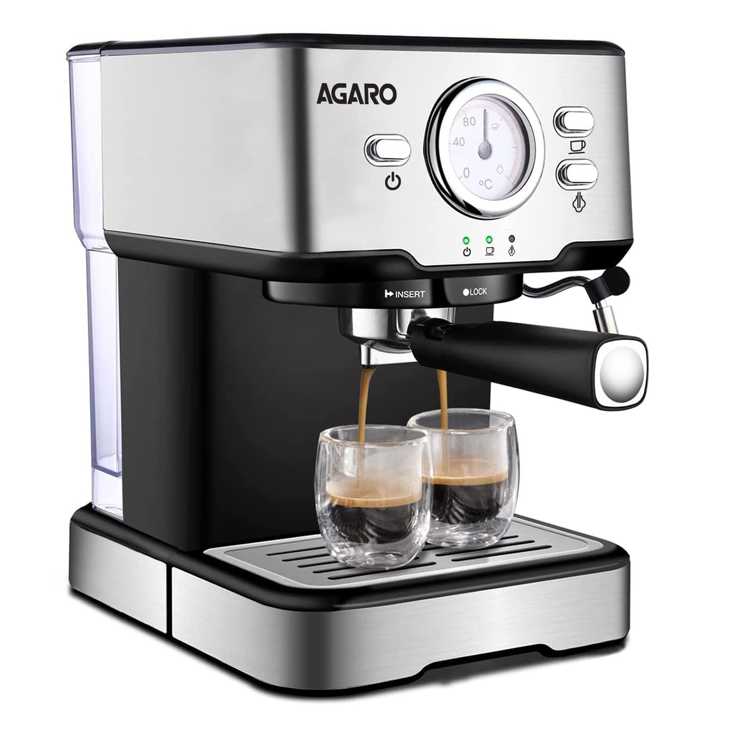 Buy AGARO Imperial Espresso Coffee Maker, Coffee Machine, 15 Bars