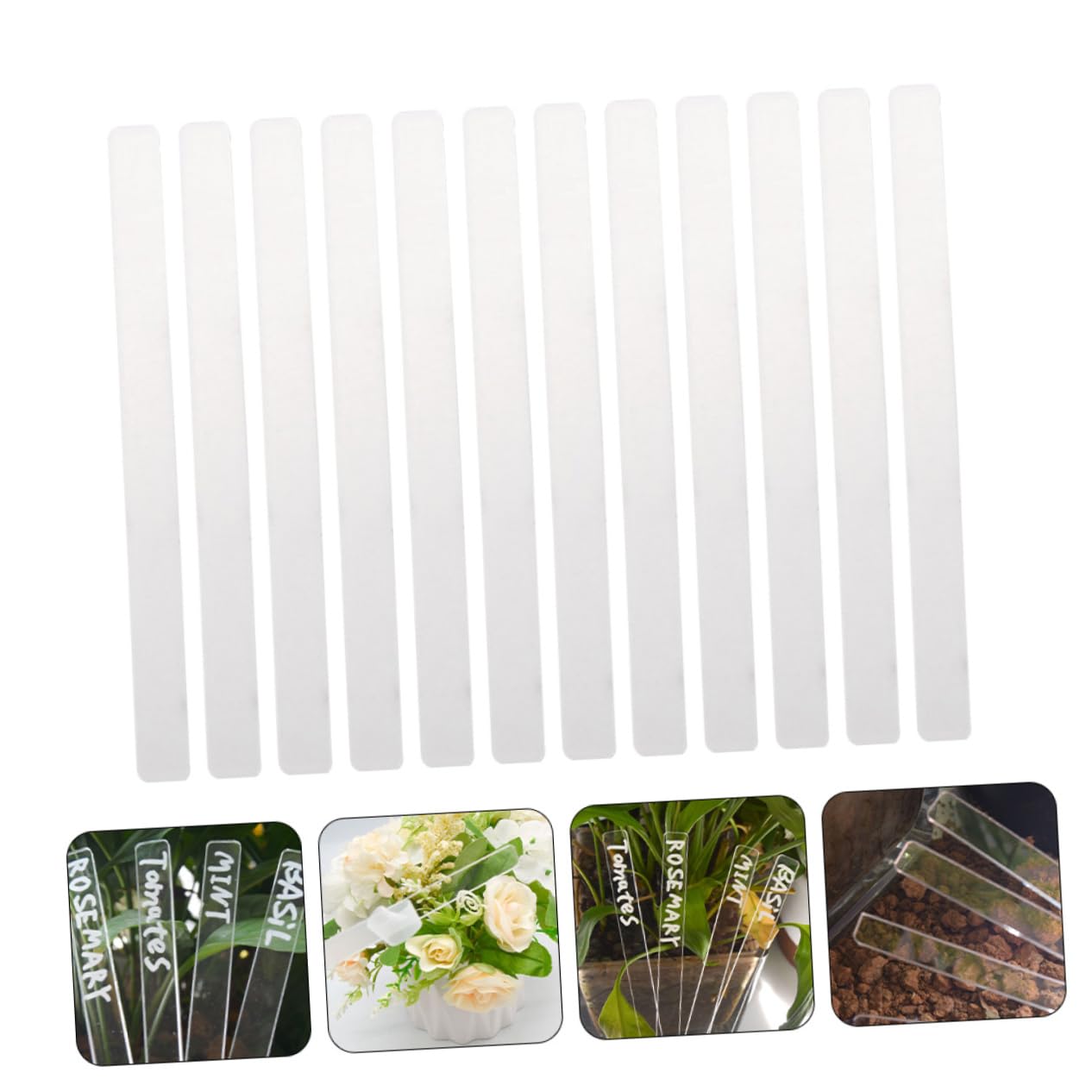 10 Ensembles Marqueurs De Plantes Étiquettes Identifiantes Pour Fleurs Pratiques Réutilisables Pour Jardinage 24 Pièces * 10